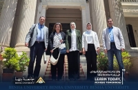 لتعزيز الشراكة البحثية والأكاديمية: وفد جامعة ثيساليا باليونان فى زيارة لجامعة بنها