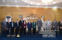 لبحث سبل التعاون المشترك: نائب رئيس جامعة بنها تستقبل وفدا من جامعة نينجان الصينية